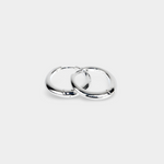 KAIZEN BIG HOOPS silver – stora silvercreoler 20mm minimalistisk design