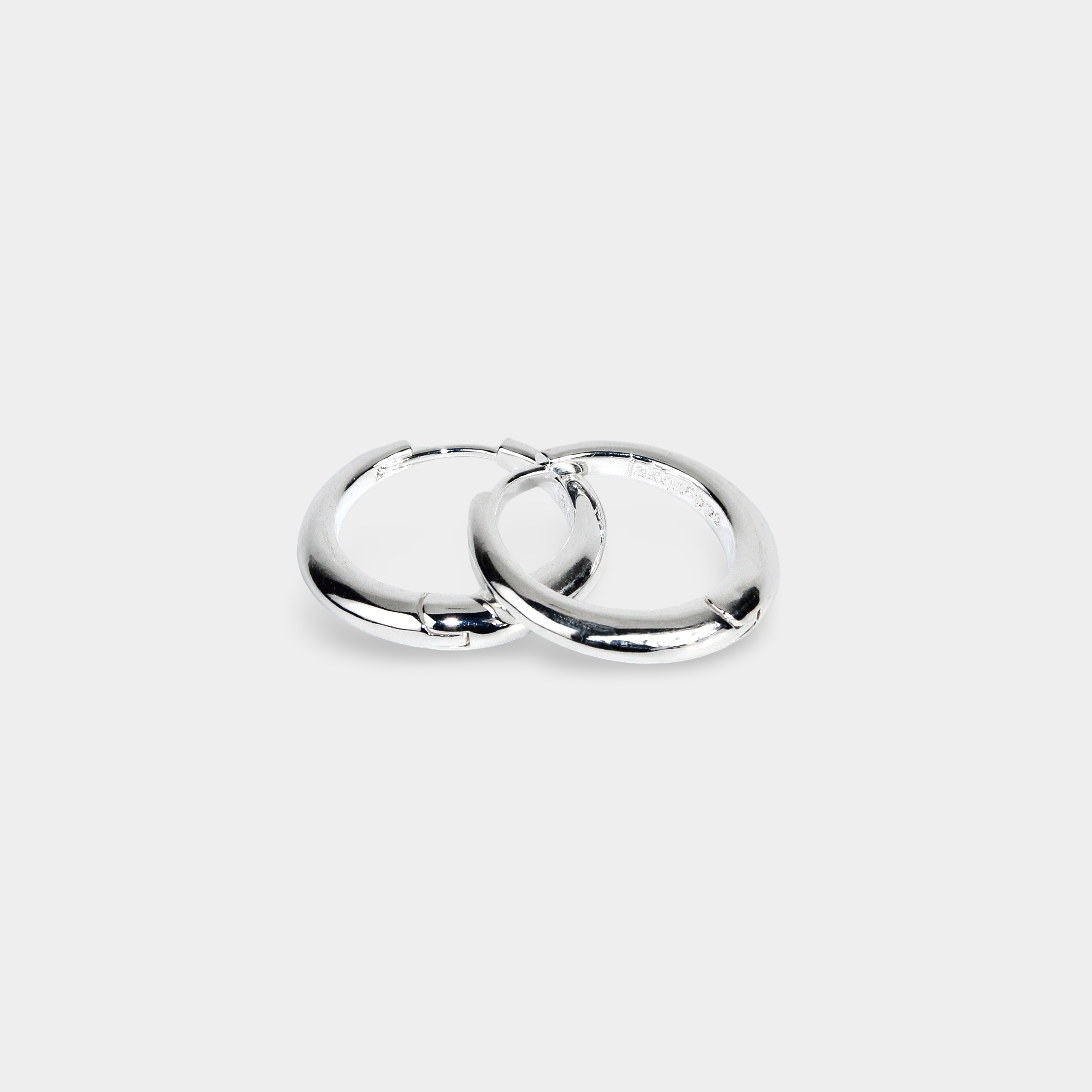 KAIZEN BIG HOOPS silver – stora silvercreoler 20mm minimalistisk design