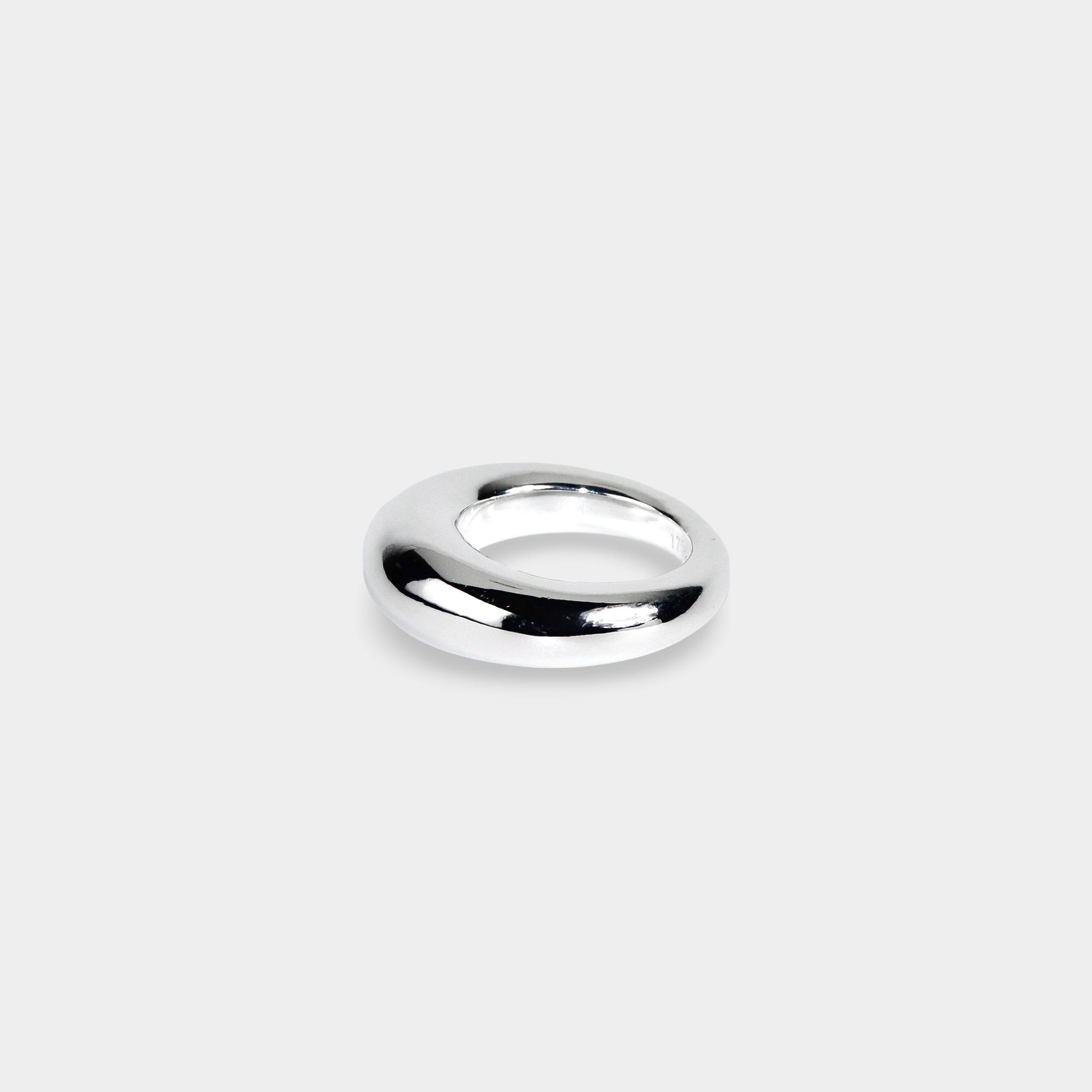 KAIZEN BOLD RING silver – bred silverring 8mm minimalistisk design 925 silver