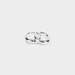 KAIZEN SMALL HOOPS silver – små silvercreoler 12mm minimalistisk design