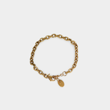 KUSARI BRACELET guld – minimalistiskt guldarmband 4mm kedja justerbar