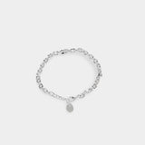 KUSARI BRACELET silver – minimalistiskt silverarmband 4mm kedja justerbar