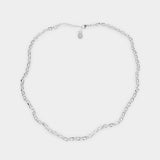 KUSARI NECKLACE silver – minimalistiskt silverhalsband 4mm kedja